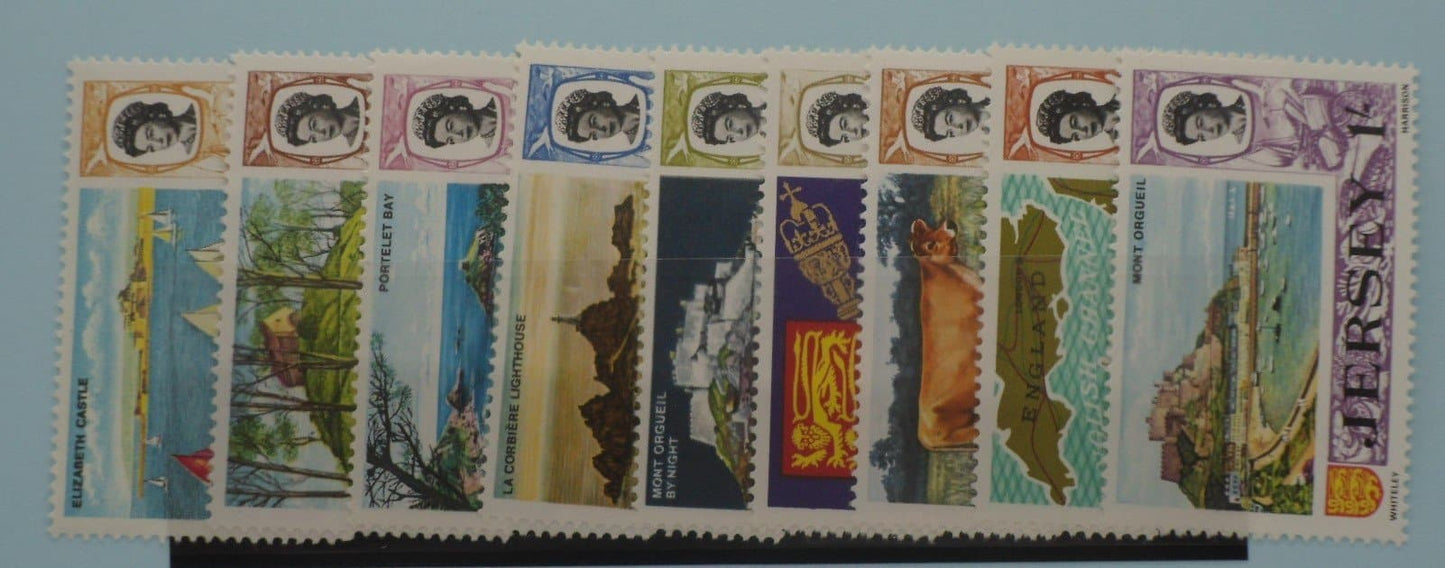 Jersey Stamps, 1969-70, SG15-23, Mint image 0
