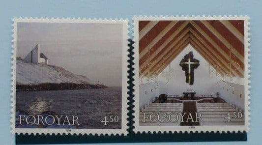 Faroe Islands Stamps, 1998, SG349-350, Mint image 0