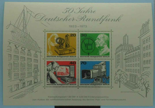 West Berlin Stamps, 1973, MSB442, Mint image 0