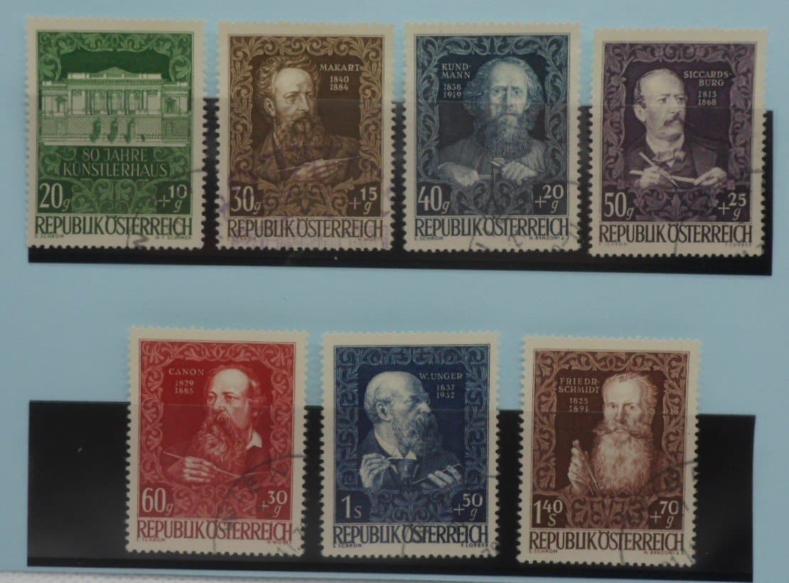 Austria Stamps, 1948, SG1145-1151, Used image 0