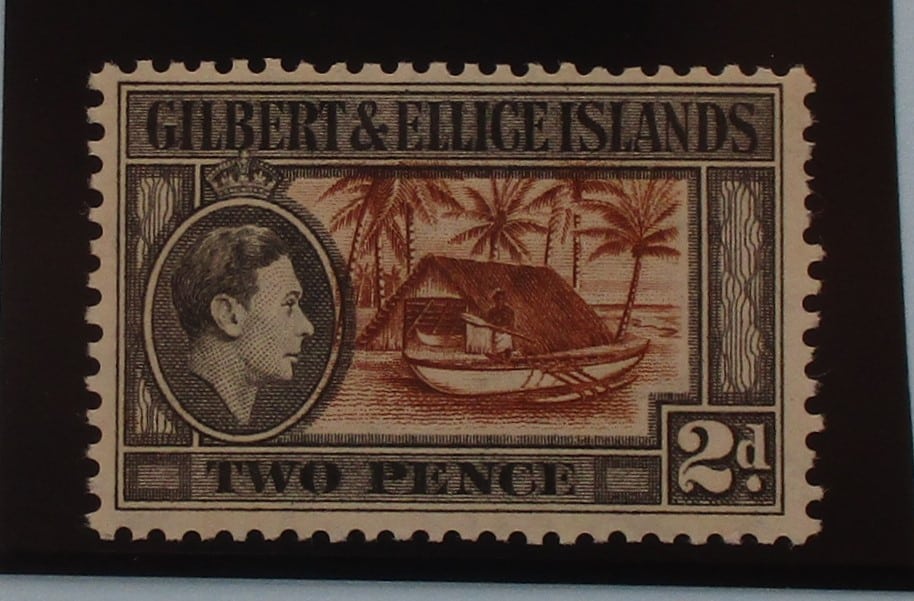 Gilbert and Ellice Islands Stamps, 1939-55, SG46, Mint image 0
