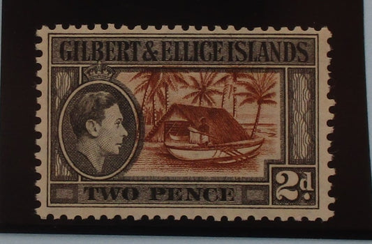Gilbert and Ellice Islands Stamps, 1939-55, SG46, Mint image 0