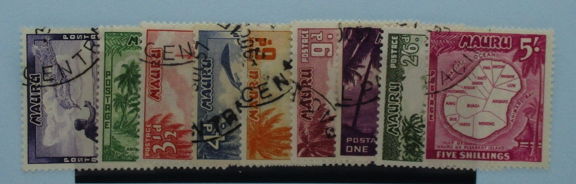 Nauru Stamps, 1954-65, SG48-56, Used image 0