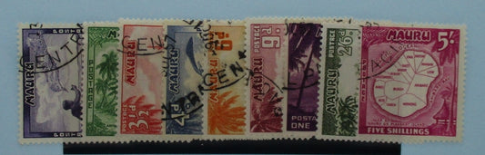 Nauru Stamps, 1954-65, SG48-56, Used image 0