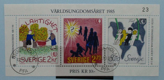 Sweden Stamps, 1985, MS1275, Used image 0