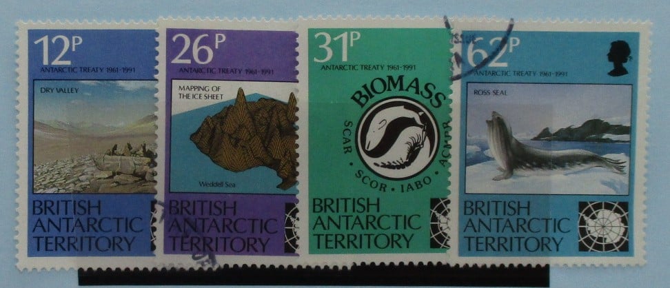 British Antarctic Territory Stamps, 1991, SG196-199, Used image 0
