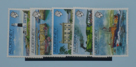 Alderney Stamps, 1983, SGA12a-SGA12e, Mint image 0