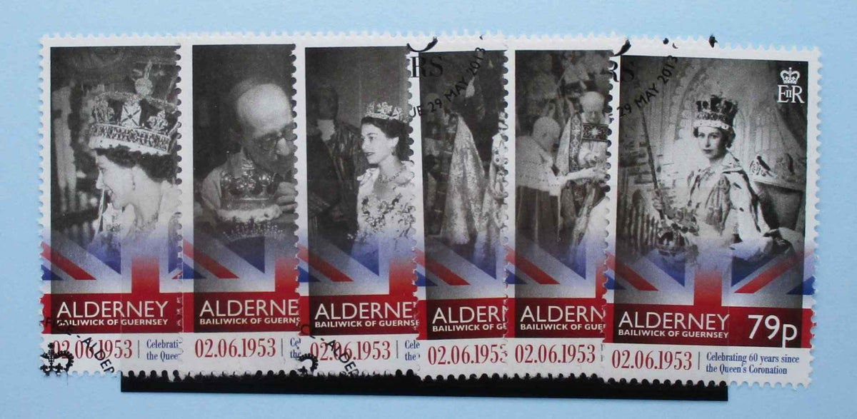 Alderney Stamps, 2013, SGA488-A493, Used - Manor Stamps