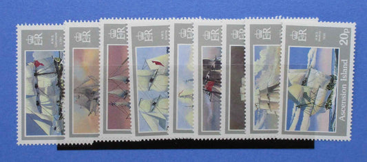 Ascension Island Stamps, 1986, SG409-417, Mint - Manor Stamps