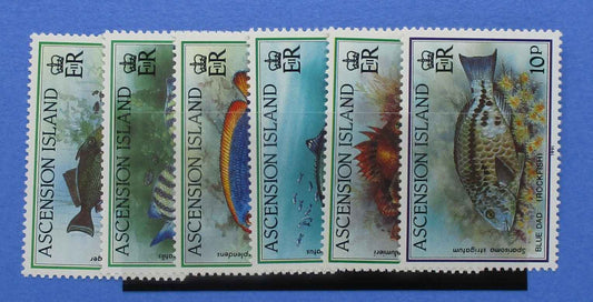 Ascension Island Stamps, 1991, SG554-559, Mint - Manor Stamps