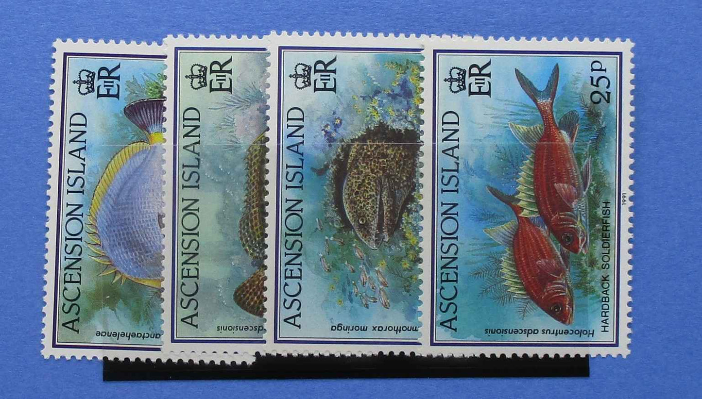 Ascension Island Stamps, 1991, SG560-563, Mint - Manor Stamps