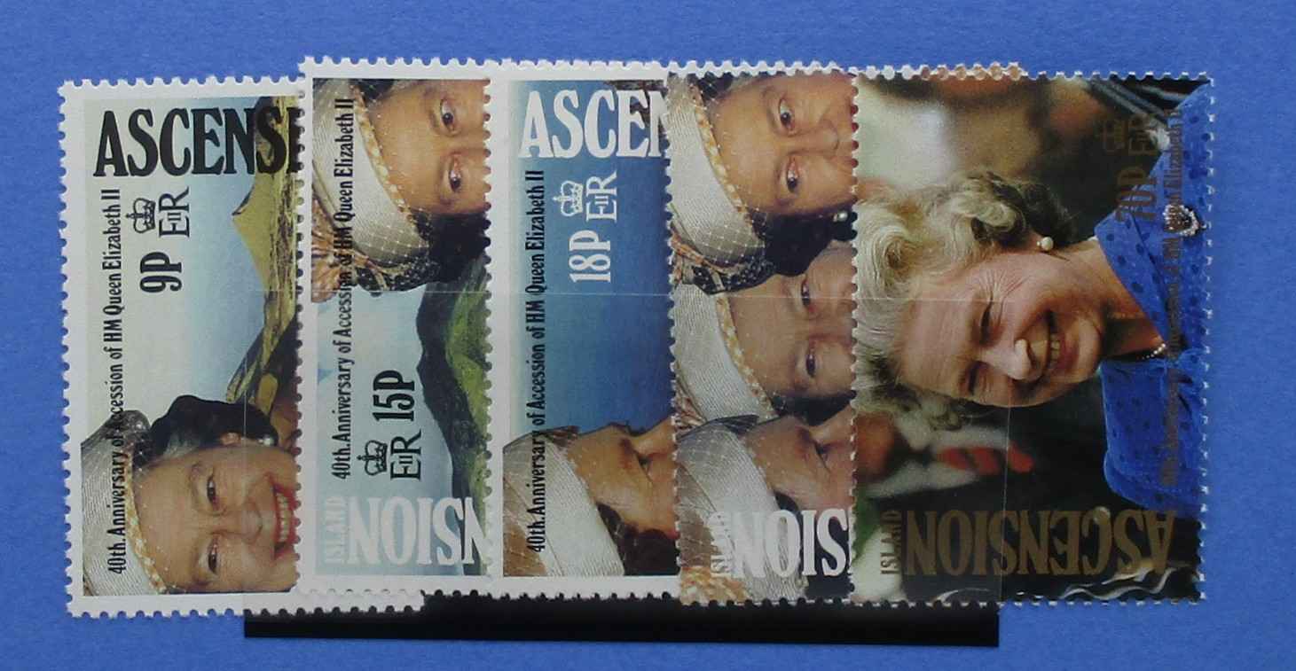 Ascension Island Stamps, 1992, SG569-573, Mint - Manor Stamps