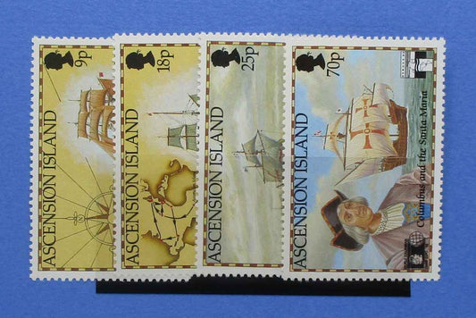 Ascension Island Stamps, 1992, SG574-577, Mint - Manor Stamps