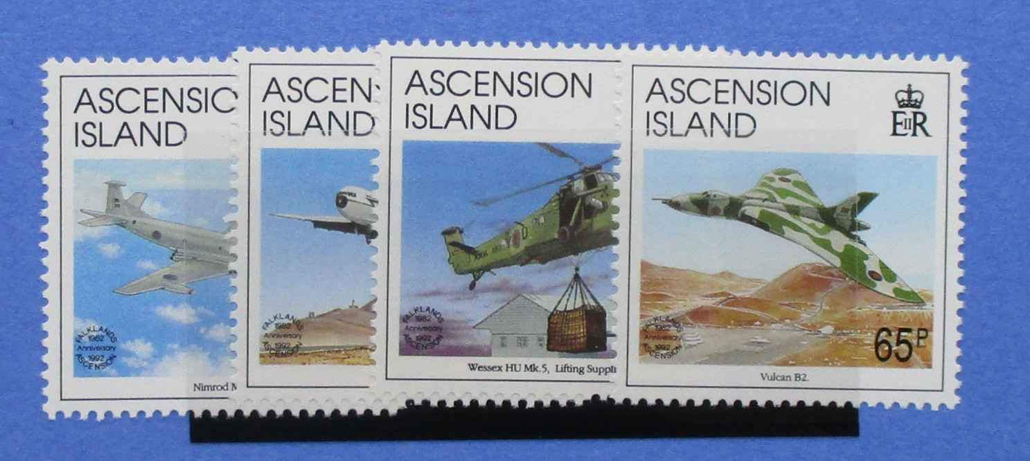 Ascension Island Stamps, 1992, SG582-585, Mint - Manor Stamps