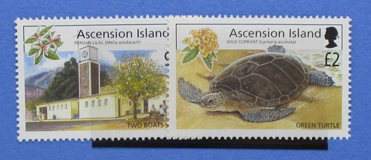 Ascension Island Stamps, 2002, SG860-861, Mint - Manor Stamps