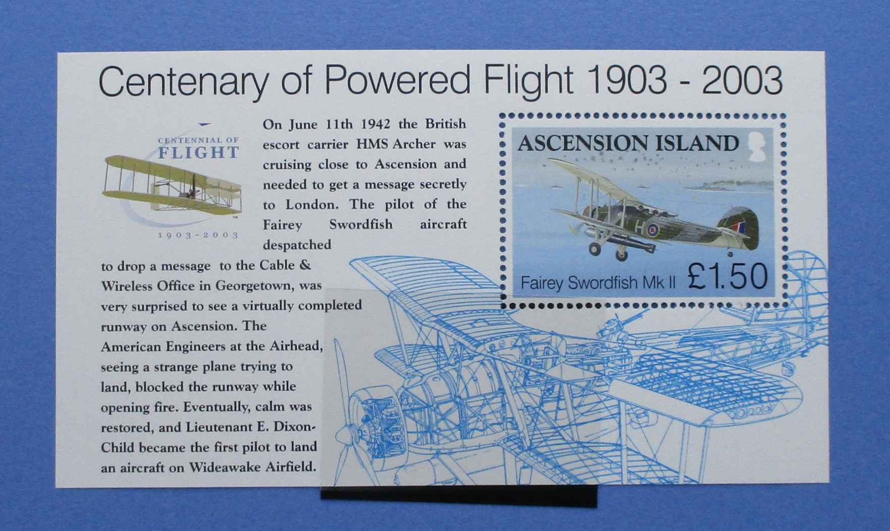 Ascension Island Stamps, 2003, MS884, Mint - Manor Stamps
