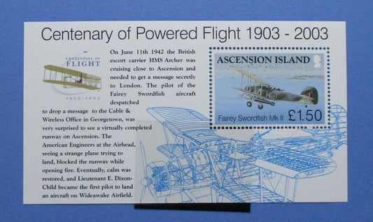 Ascension Island Stamps, 2003, MS884, Mint - Manor Stamps
