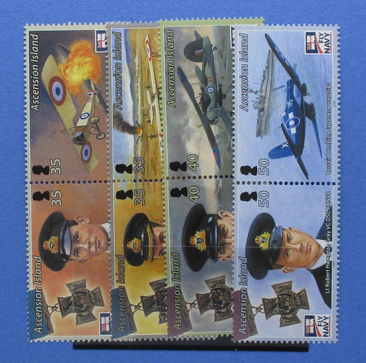 Ascension Island Stamps, 2009, SG1034a, 1036a, 1038a, 1040a, Mint - Manor Stamps