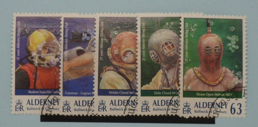 Alderney Stamps, 1998, SGA110-A114, Used image 0