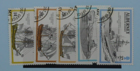 Alderney Stamps, 1990, SG A42-A46, Used image 0