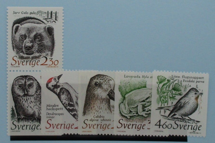 Sweden Stamps, 1989, SG1431-1436, Mint image 0