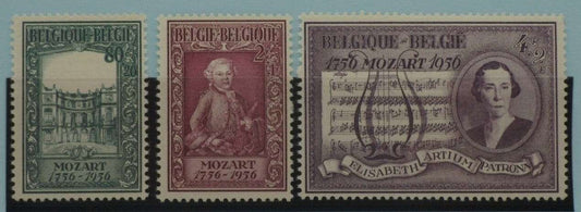Belgium Stamps, 1956, SG1575-1577, Mint image 0