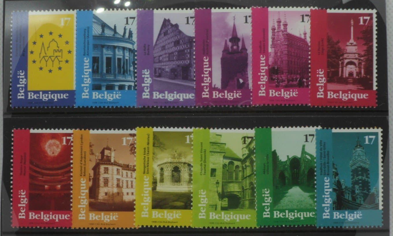 Belgium Stamps, 1998, SG3439-3450, Mint image 0