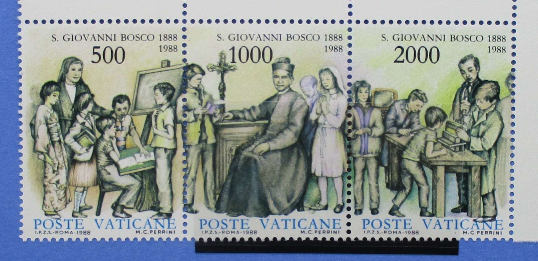 Vatican City Stamps, 1988, SG897-899, Mint image 0