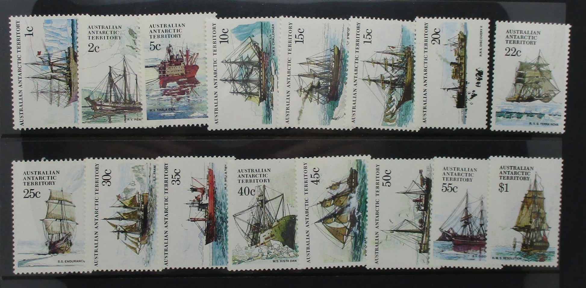 Australian Antarctic Territory Stamps, 1979-81, SG37-52, Mint* image 0