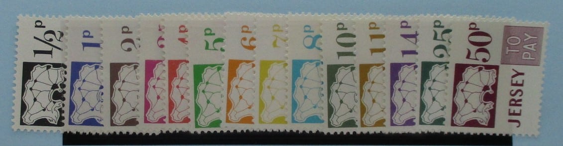 Jersey Stamps, 1971, SG D7-D20, Mint image 0