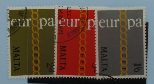 Malta Stamps, 1971, SG449-451, Used image 0