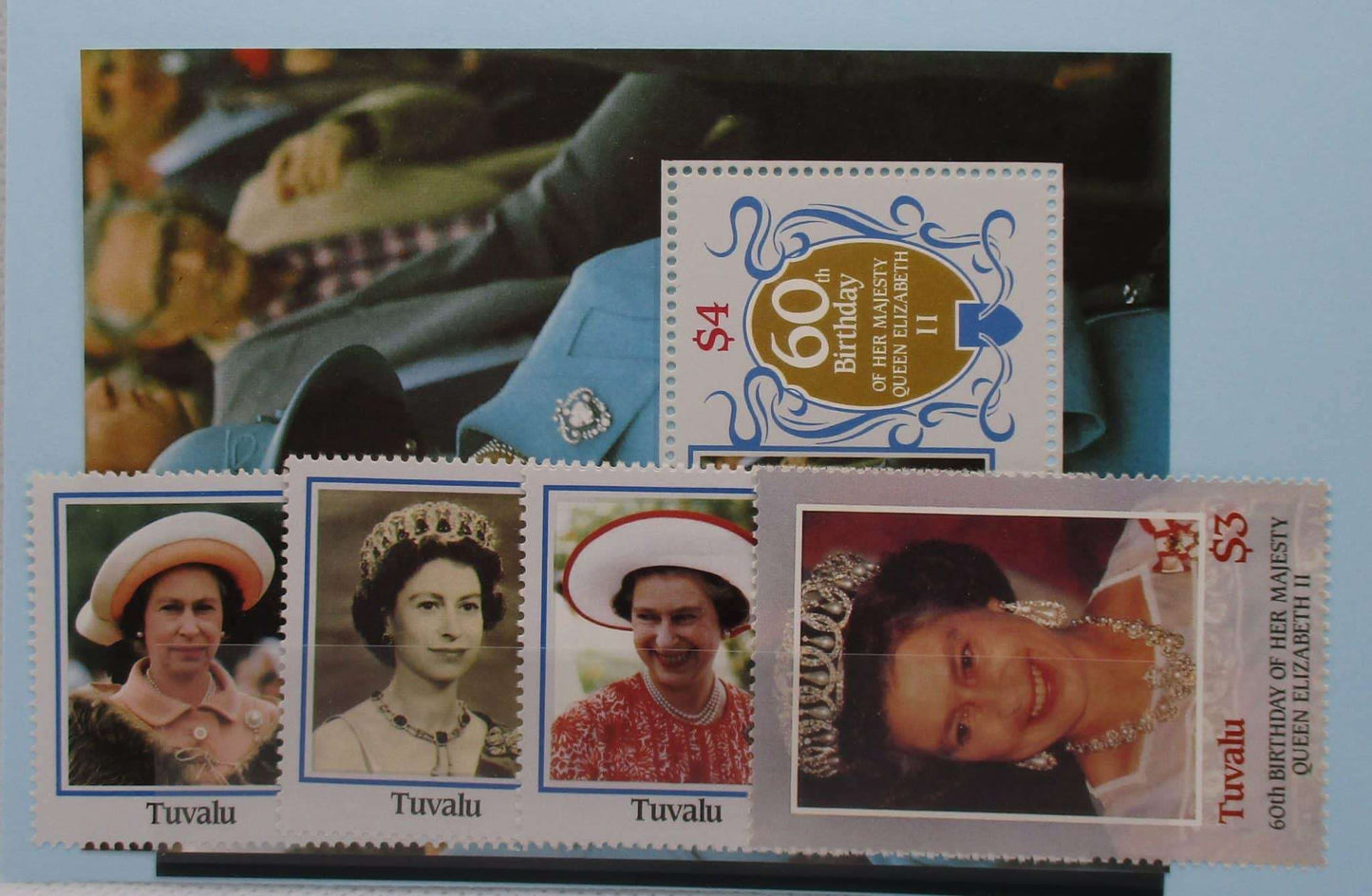Tuvalu Stamps, 1986, SG381-384, MS385, Mint image 0