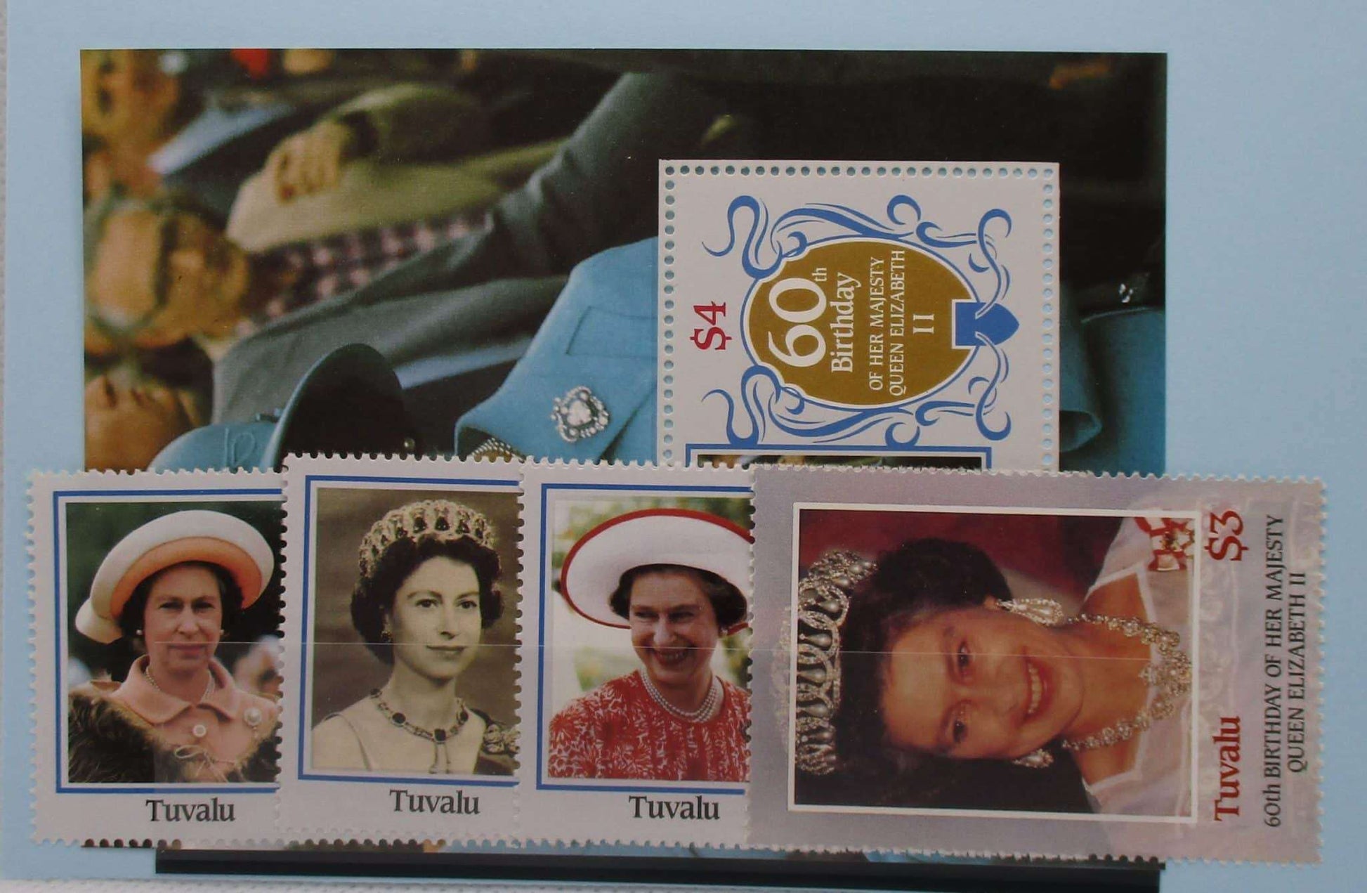 Tuvalu Stamps, 1986, SG381-384, MS385, Mint image 0