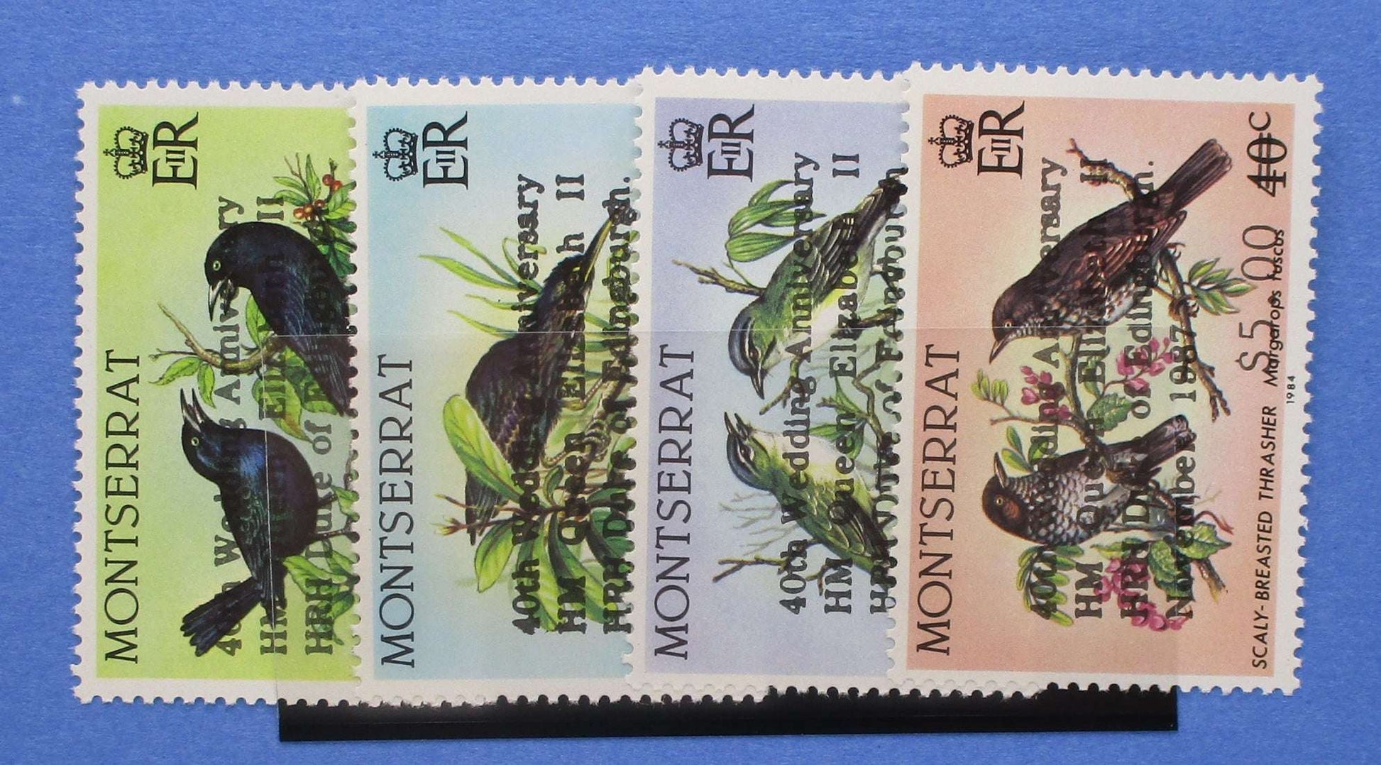 Montserrat Stamps, 1987, SG739A-742A, Mint image 0