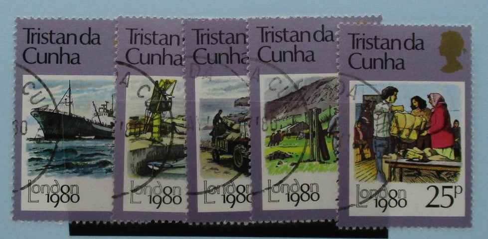 Tristan da Cunha Stamps, 1980, SG277-281, Used image 0