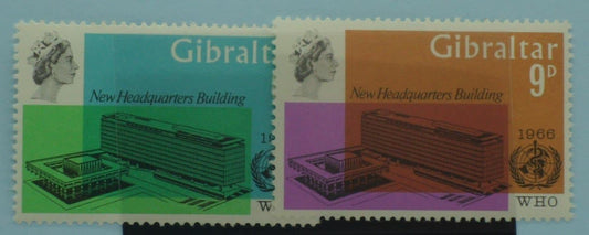 Gibraltar Stamps, 1966, SG193-194, Mint image 0