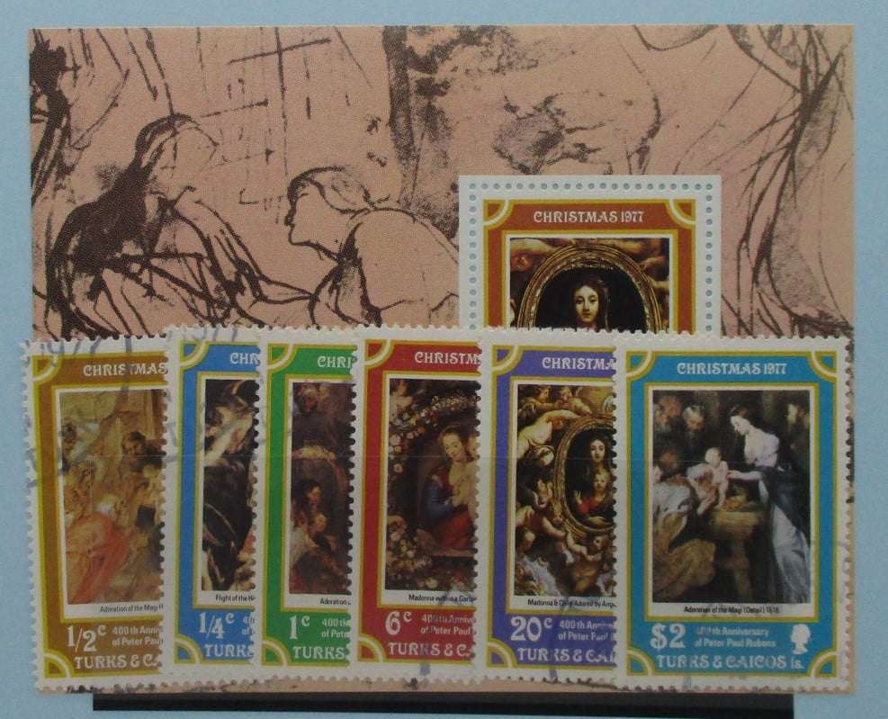 Turks and Caicos Islands Stamps, 1977, SG482-487, MS488, Used image 0