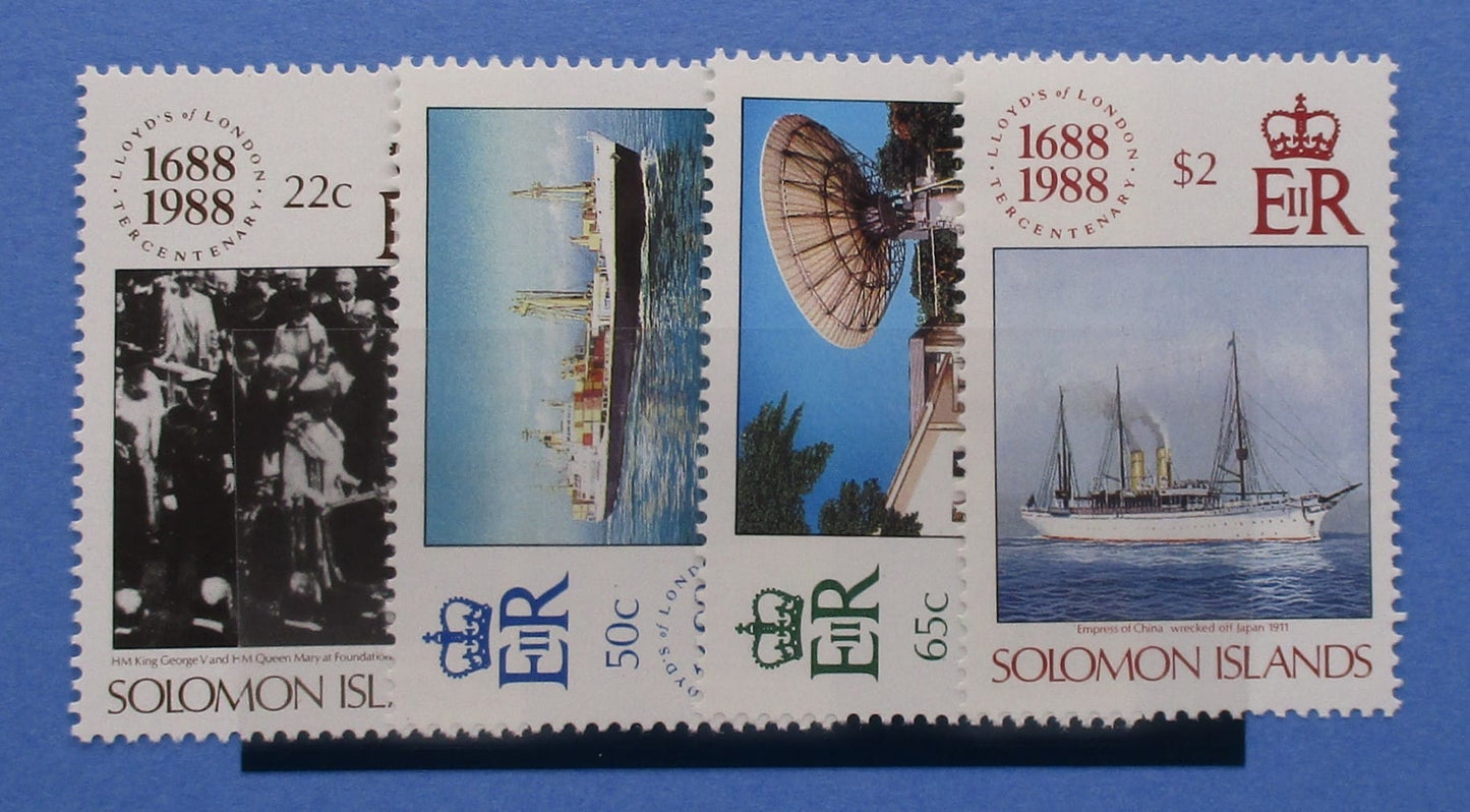 Solomon Islands Stamps, 1988, SG636-639, Mint image 0