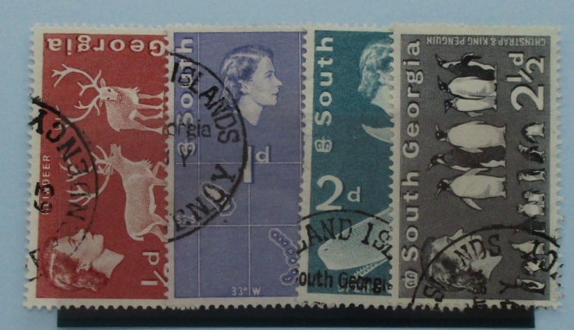 South Georgia Stamps, 1963-69, SG1-4, Used image 0