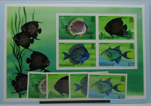 Montserrat Stamps, 1978, SG417-420, MS421, Mint image 0