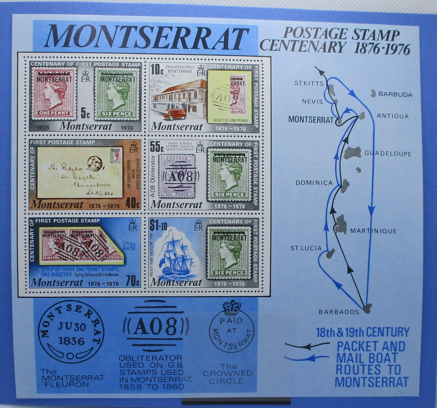 Montserrat Stamps, 1976, MS362, Mint image 0