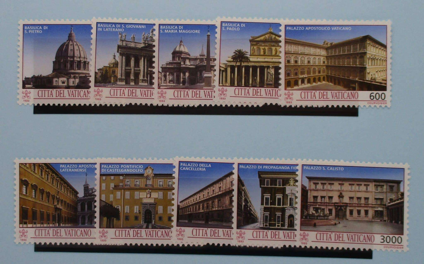 Vatican City Stamps, 1993, SG1028-1037, Mint image 0