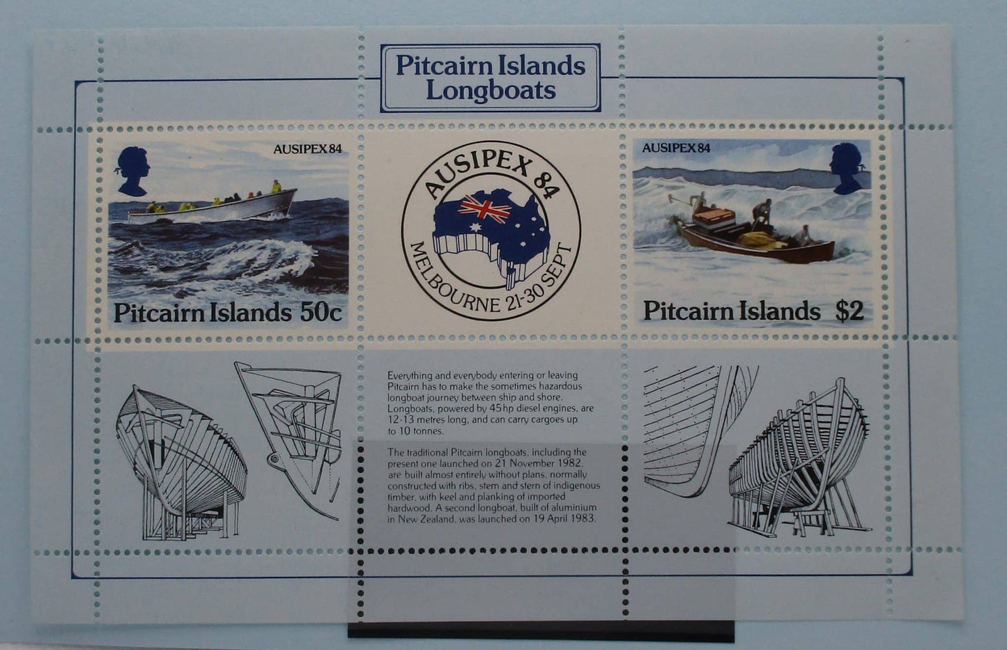 Pitcairn Islands Stamps, 1984, MS263, Mint image 0