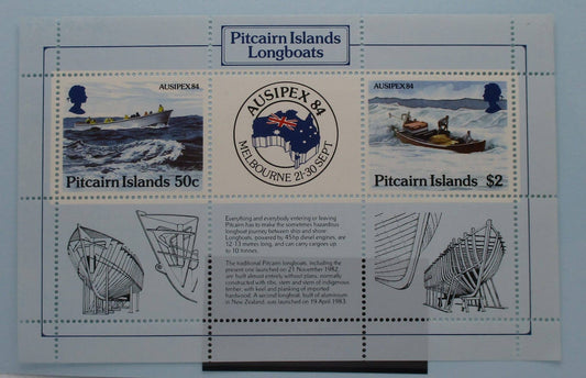 Pitcairn Islands Stamps, 1984, MS263, Mint image 0