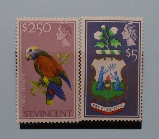 St Vincent Stamps, 1965-67, SG244-245, Mint image 0