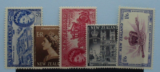 New Zealand Stamps, 1953, SG714-718, Mint image 0