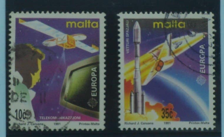 Malta Stamps, 1991, SG888-889, Used image 0