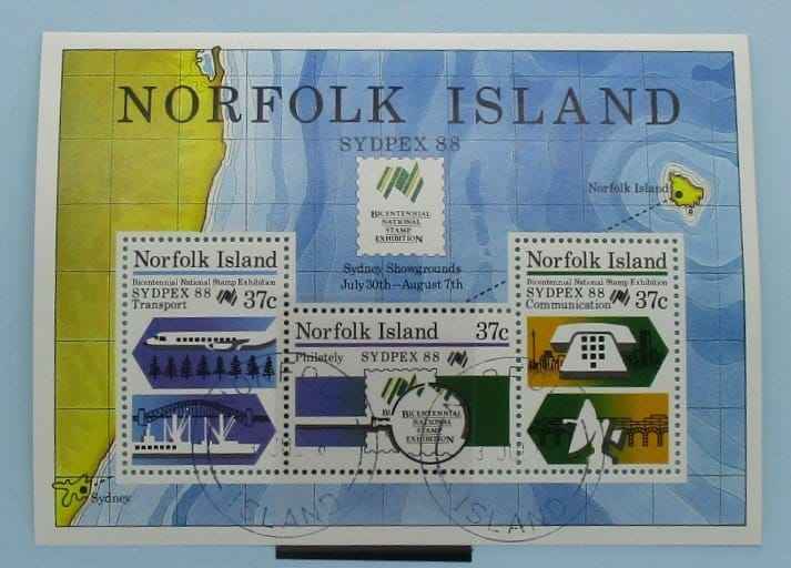Norfolk Islands Stamps, 1988, MS447, Used image 0