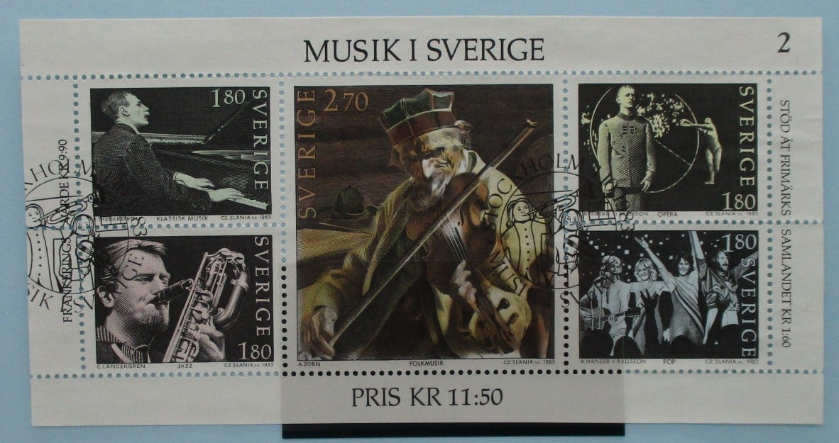 Sweden Stamps, 1983, MS1170, Used image 0