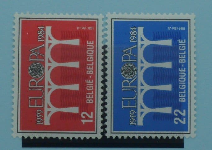 Belgium Stamps, 1984, SG2788-2789, Mint image 0